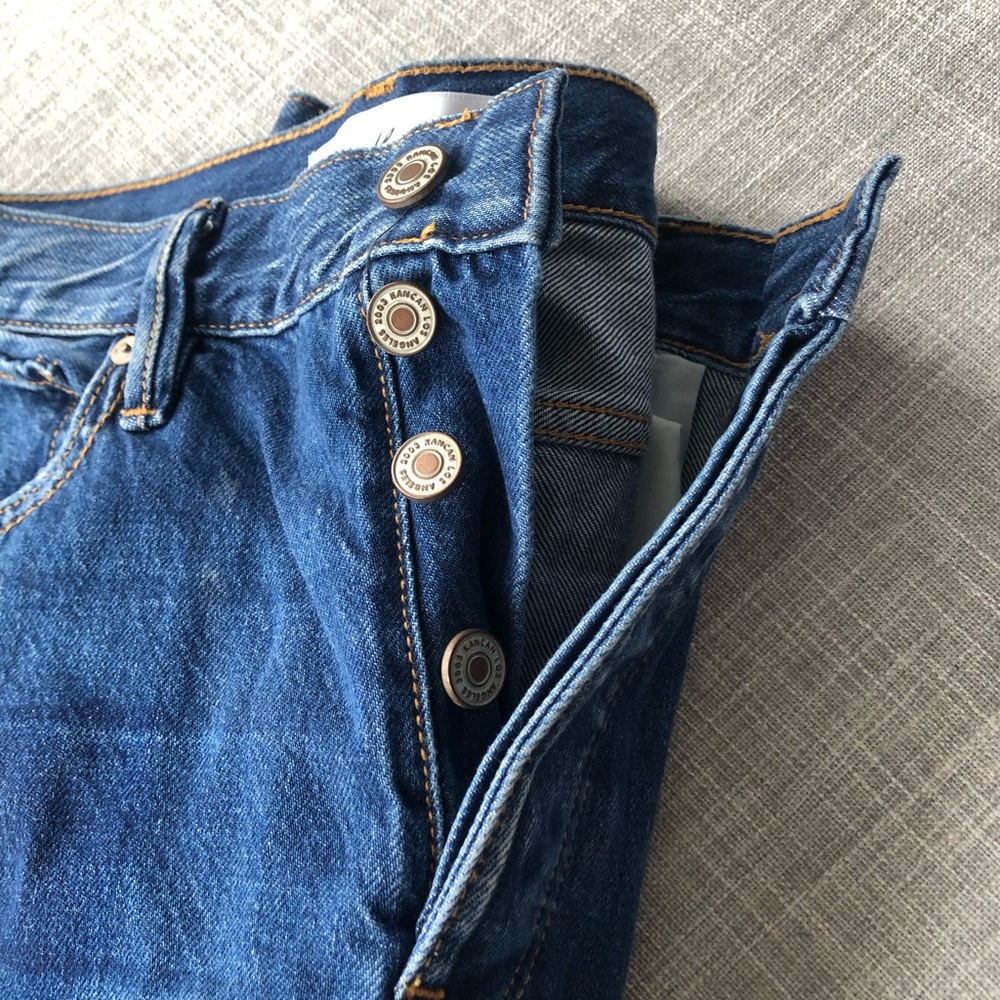 KANCAN Vintage 90s straight high waisted jeans . Size 28 length 32 - Picture 6 of 8